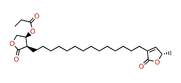 Homoancepsenolide acetate